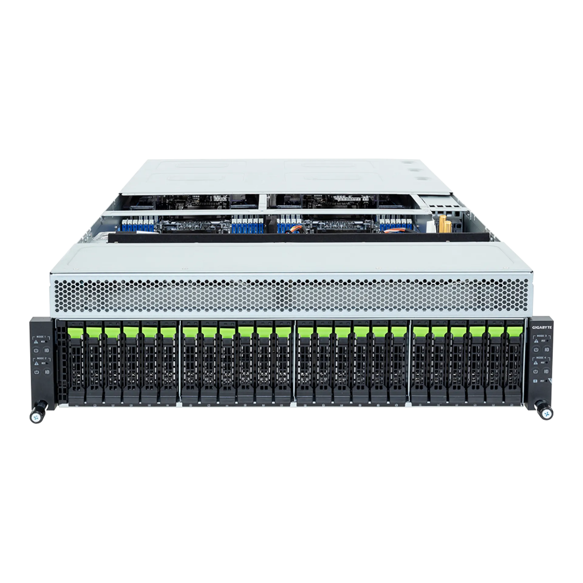 H374-A80-AAW1 Gigabyte front view Gigabyte H374-A80-AAW1 front view